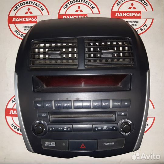 Панель магнитолы Mitsubishi ASX