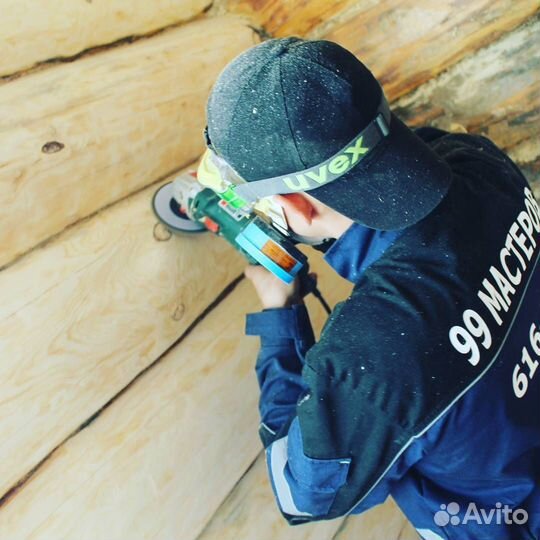 Шлифовщик на отделку срубов