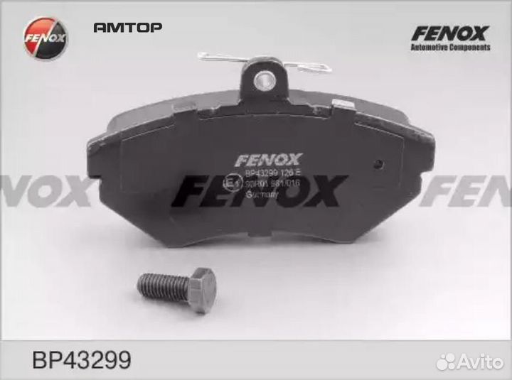 Fenox BP43299 Колодки тормозные дисковые Fenox BP4