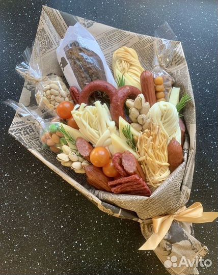 Мужские букеты съедобные