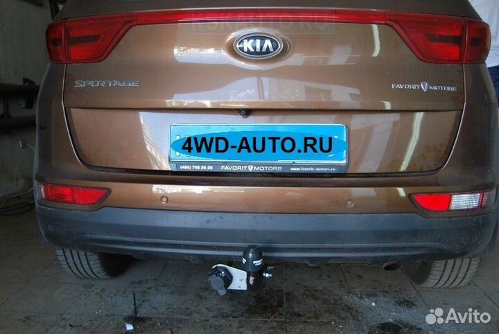 Фаркоп Kia Sportage 4 2016 - 2018 (дорестайл 2018г