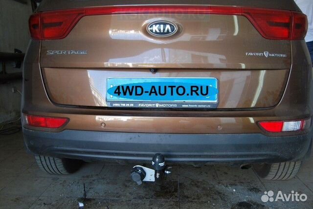 Фаркоп Kia Sportage 4 2016 - 2018 (дорестайл 2018г