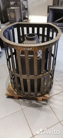 Чугунная печь для бани