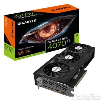 Gigabyte GV-N407TWF3OC-12GD RTX 4070 Ti windforce
