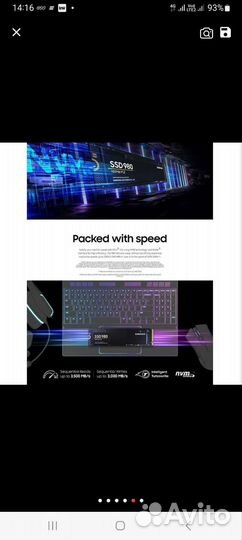 Ssd m2 samsung 980 и 980PRO 1Tb