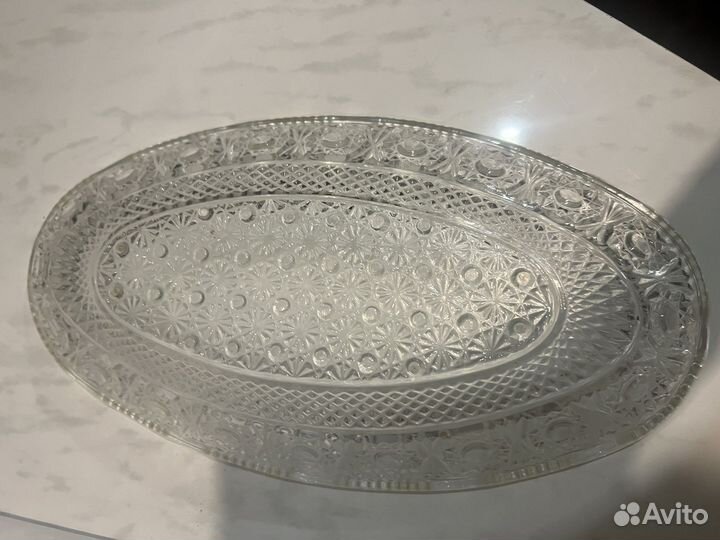 Ваза хрустальная