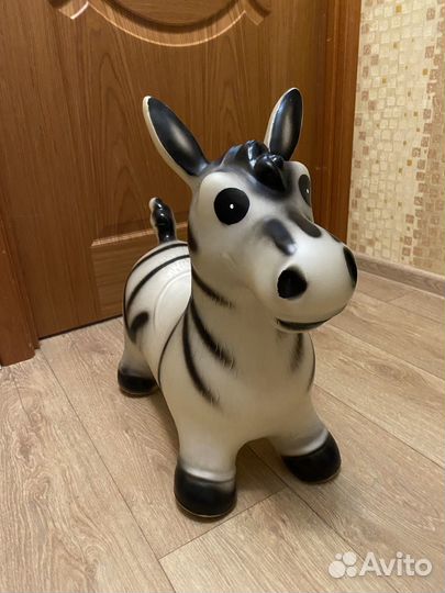 Игрушка прыгун - зебра