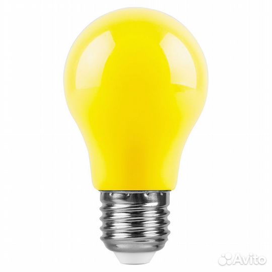 Лампа светодиодная LB-375 E27 3W желтый 25921