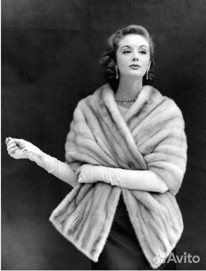 Норковый палантин