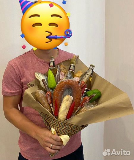 Мужские букеты съедобные