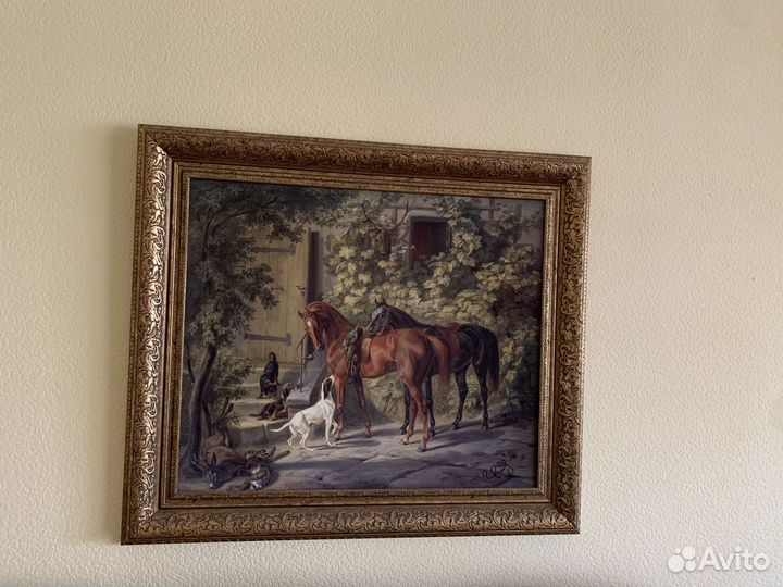 Картина гобелен, фотопечать в шикарных рамах