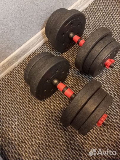 Гантели 20кг новые разборные