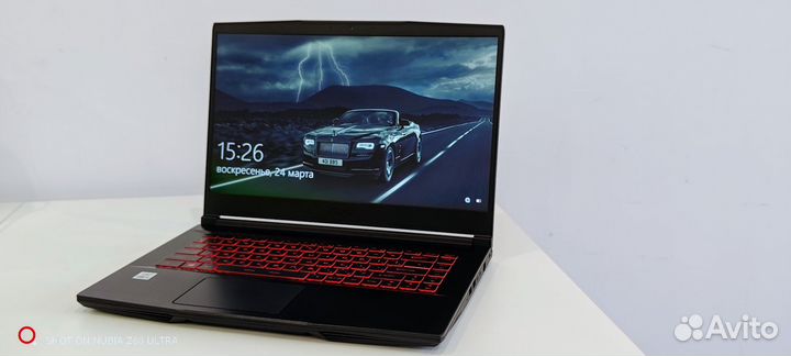 Игровой ноутбук msi gf65 RTX 3060 6GB, RAM24GB