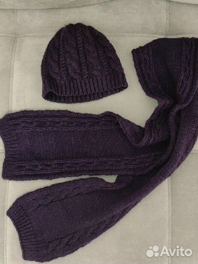 Комплект шапка и шарф