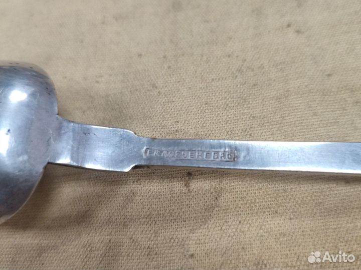Ложка старинная 19 век фраже серебро
