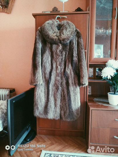 Шуба енот 50-54