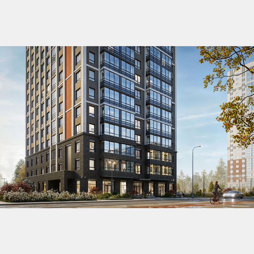 2-к. квартира, 58,7 м², 11/25 эт.