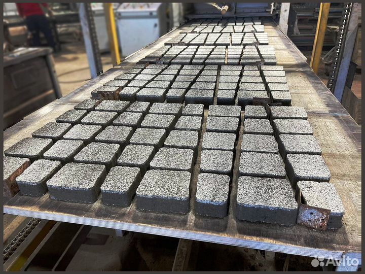 Тротуарная плитка брусчатка от 120 м2