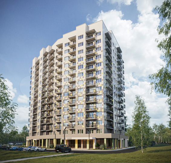 2-к. квартира, 67,7 м², 10/14 эт.