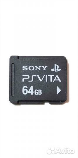 Карта памяти ps vita оригинал 64gb и батарея