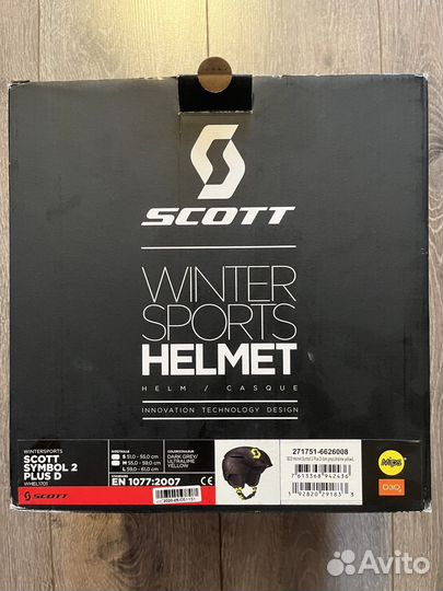 Горнолыжный шлем scott symbol 2 plus D
