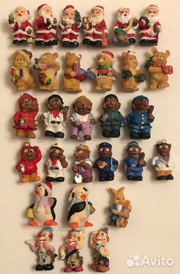 Серии керамика. Франция. Мишки, Дед морозы