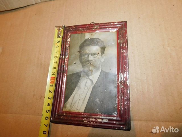 Настенная-настольная жестяная плакетка М.И Калинин