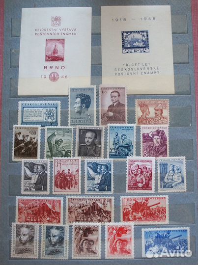 Марки Чехословакии 1945-1966 (**/*)