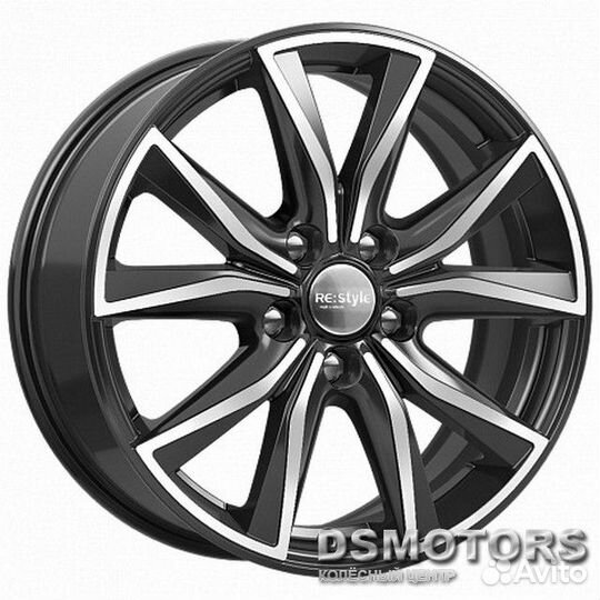 Диски кс867 7.0/17 5x114.3 ET45 d67.1 алмаз чёрный