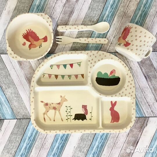 Посуда из бамбука