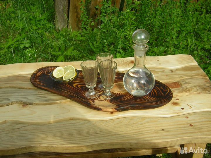 Деревянное блюда и подносы