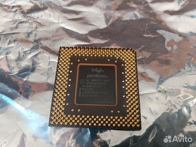 Ретро процессор Intel Pentium MMX SL293 Socket 7 купить в Ульяновске ...