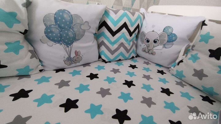 Комплект подушек-бортиков