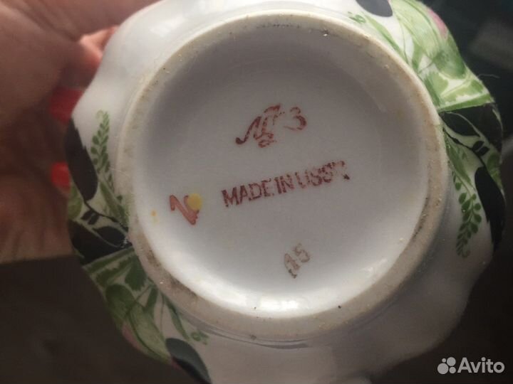 Кофейный сервиз лфз СССР ручная роспись