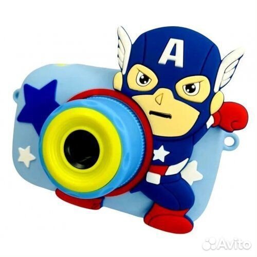 Детский фотоаппарат капитан Америка