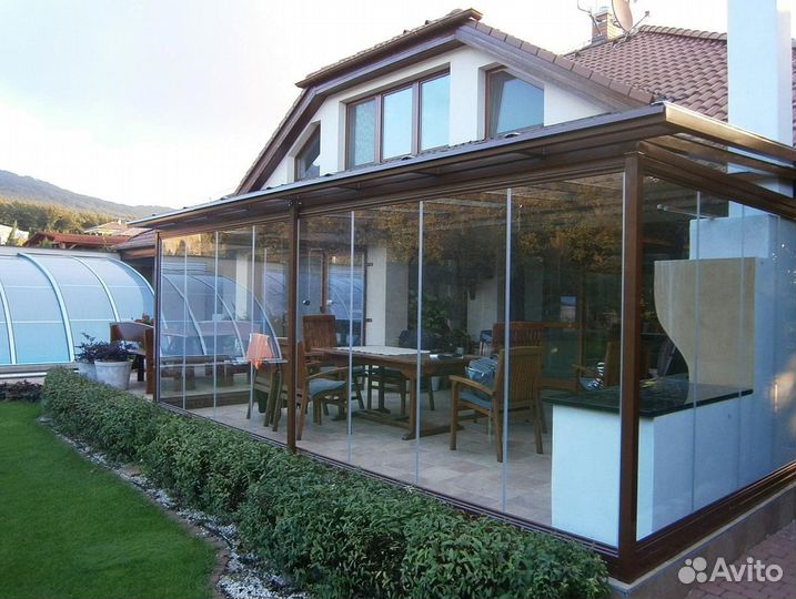 Безрамное остекление любой сложности