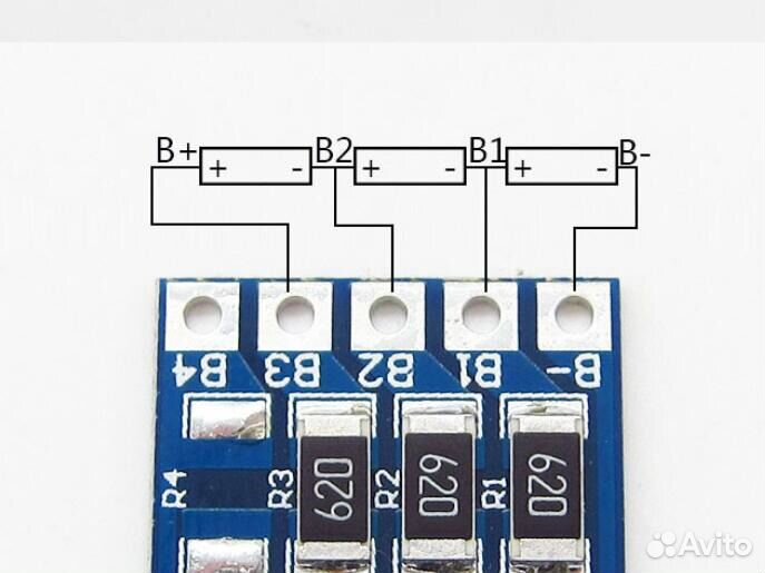 BMS-балансир 3S HX-JH-001 11.1V/12.6V