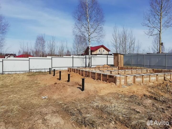 Фундамент на винтовых сваях. Монтаж за 1 день