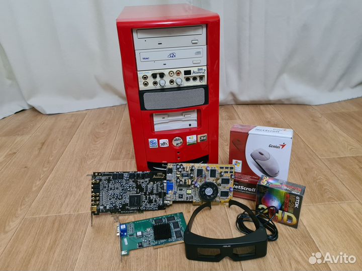 Pentium 3, Geforce 2 GTS 3D, 3DFX, Audigy 2, Zip