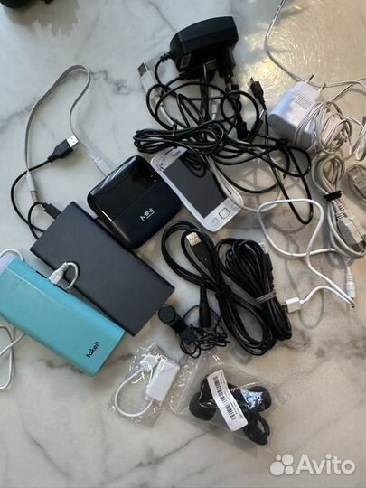 Powerbank, микрофоны, провода