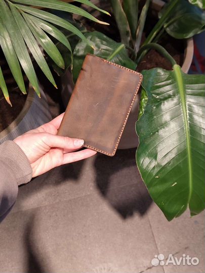 Обложка для паспорта из натуральной кожи