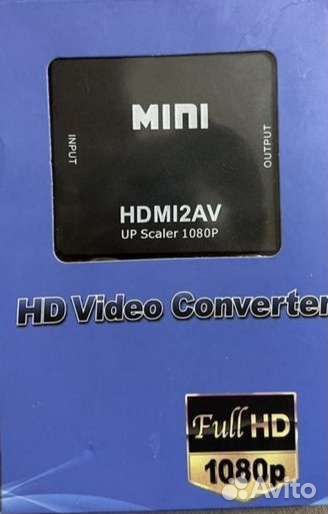 Переходник с hdmi на тюльпан (AV, RCA)