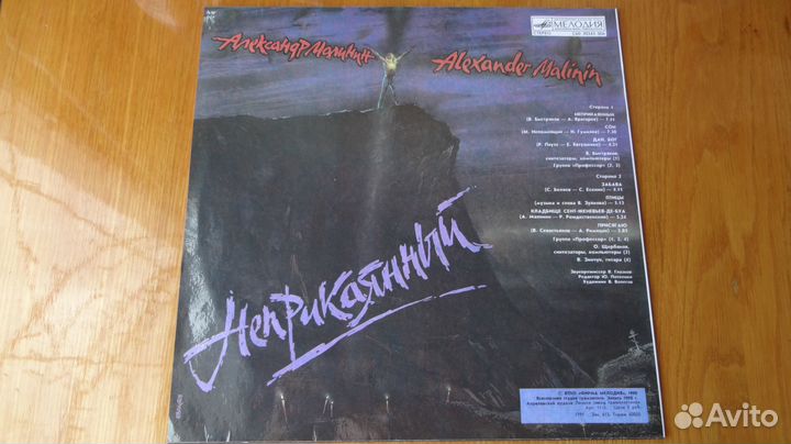 Грампластинка Александра Малинина 