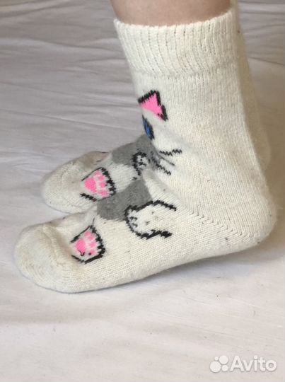 Шерстяные носки/Носки вязанные