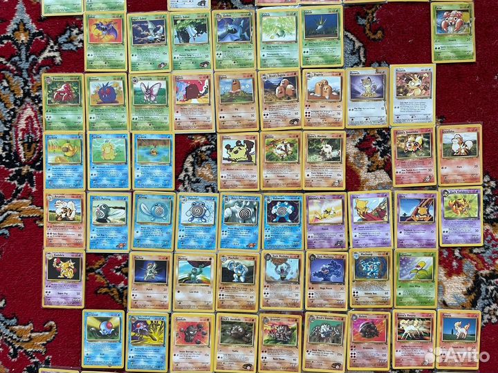 Винтажные карточки Покемон 1999 оригинал