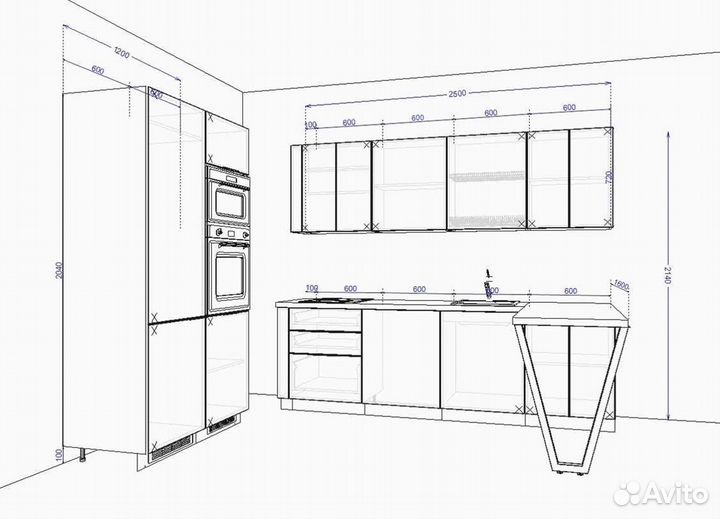 Кухонный гарнитур от производителя