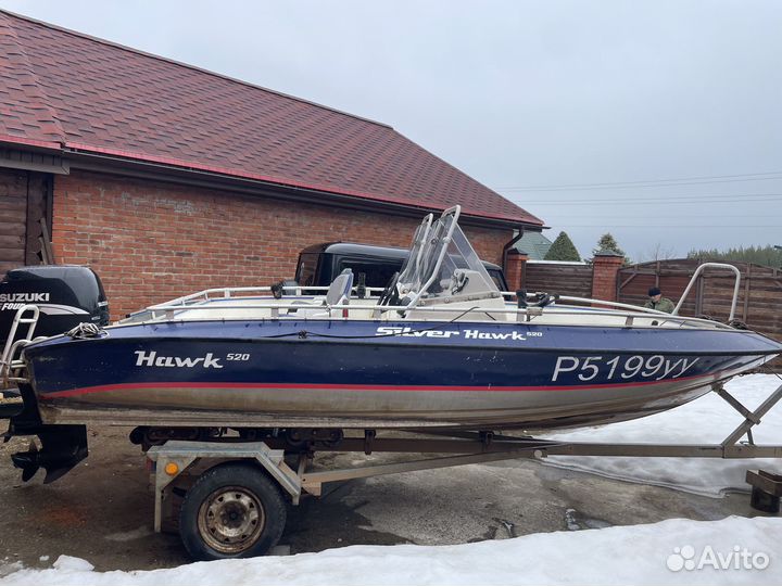 Катер Silver hawk 520 +suzuki 115
