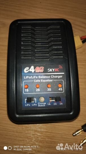 Зарядка lipo аккумуляторов для rc моделей skyrc e4
