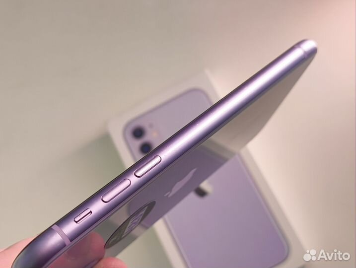 С коробкой) iPhone 11 128Gb Purple Sim+Esim