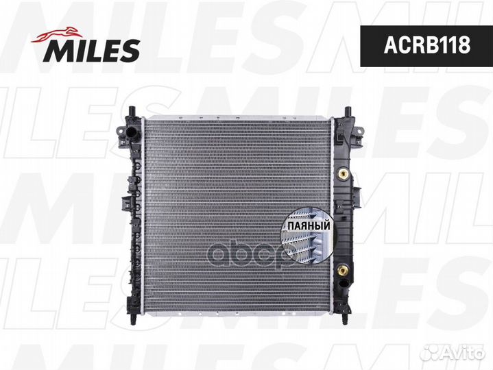 Радиатор ssangyong actyon 2.0-2.3 (паяный) 06